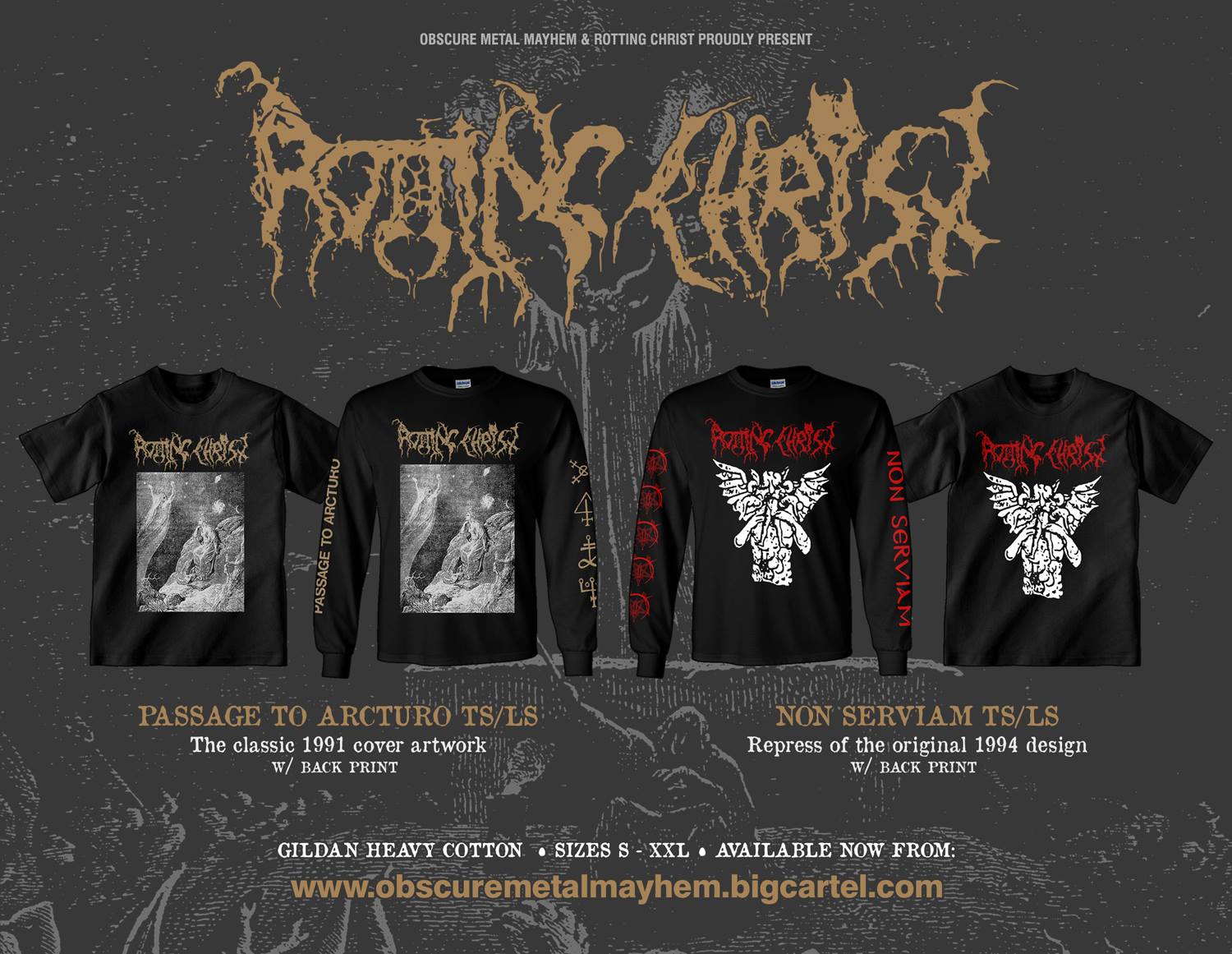 Special old school designs proudly presented from Obscure Metal Mayhem