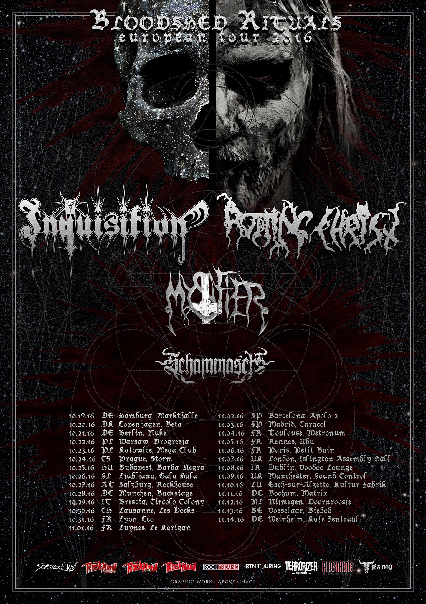 Bloodsheed Rituals-European Tour 2016.