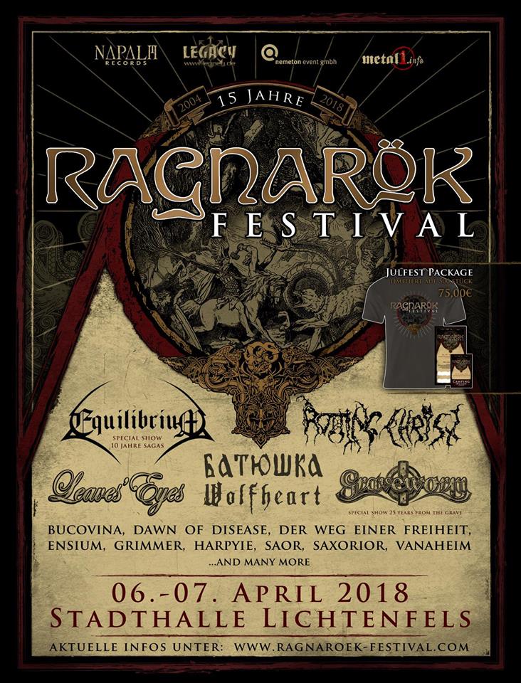 Rotting Christ to headline Ragnarock Festival 2018