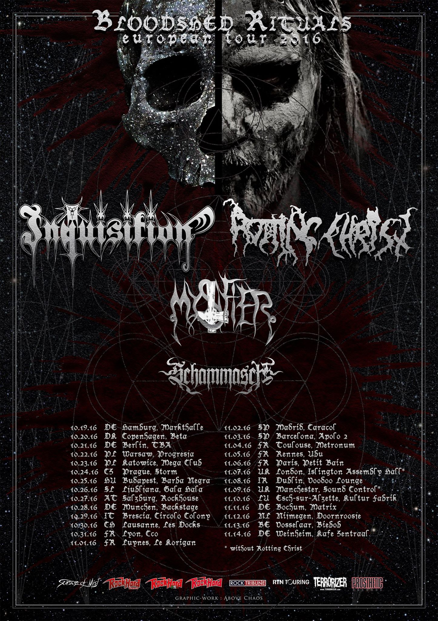 Bloodshed rituals European tour 2016