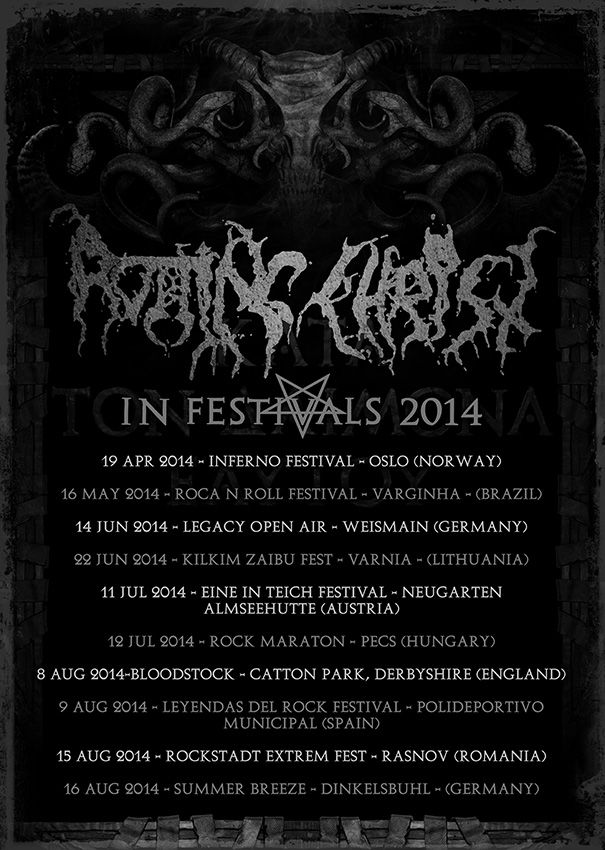 Rotting Christ in Festivals 2014, See you there!