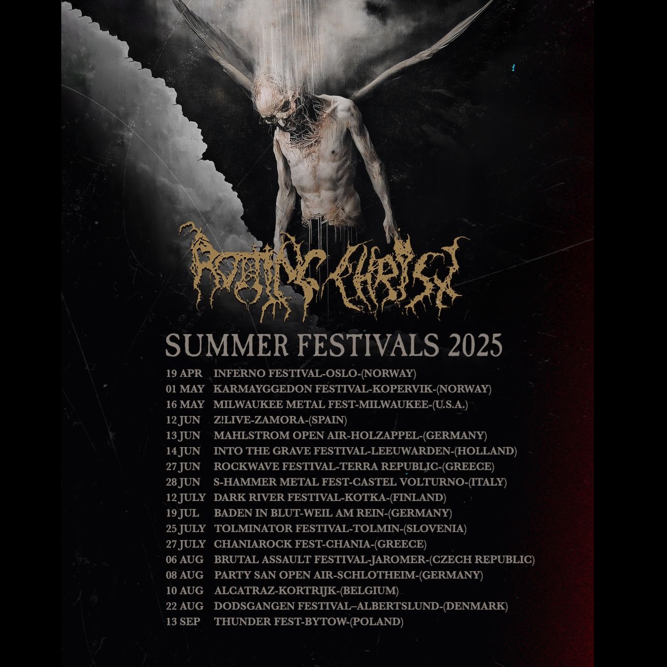 Rotting Christ in Summer Festivals 2025